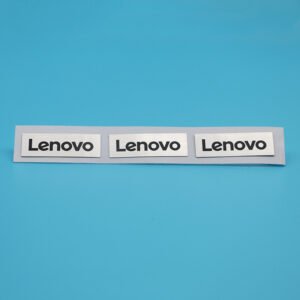 Custom precision etched stainless steel nameplate with brand logo