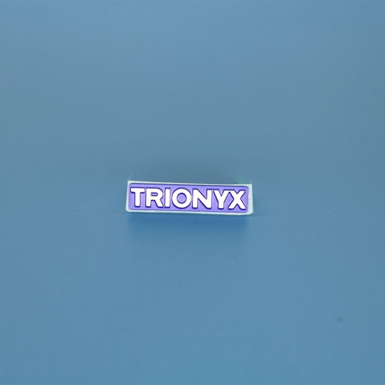 Custom precision etched stainless steel nameplate with brand logo