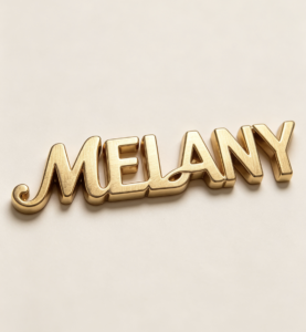 Custom zinc alloy die casting nameplate with 3D raised metal logo